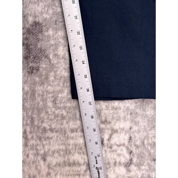 Mr Porter Pants 34 x 27 Mens Blue Wool Blend Tapered Crop Leg Drawstring Waist - Picture 5 of 8